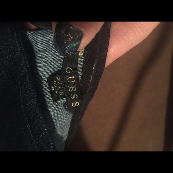 Guess stretch denim flare dress - Picture 3 of 3